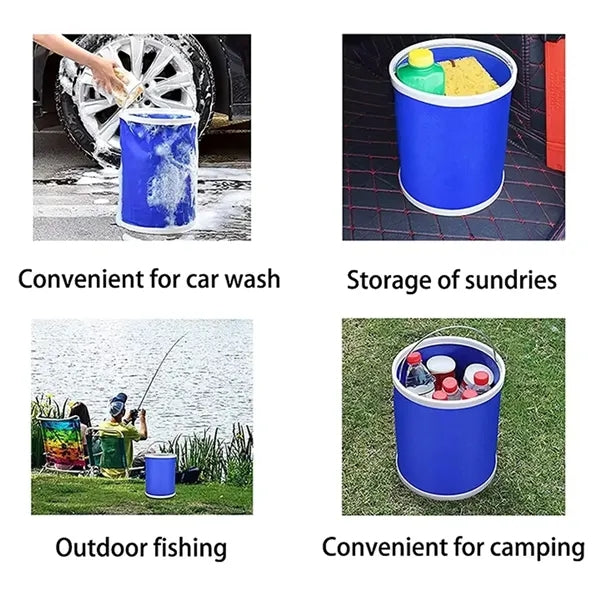 Portable Folding Water Bucket Waterproof for Car Wash and Fi