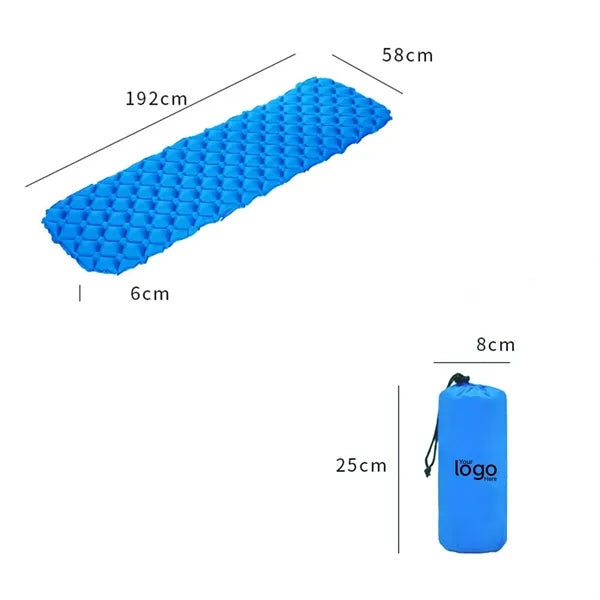 Outdoor Inflatable Sleeping Pad with Wave Design TPU