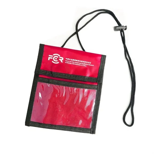 Multi-Pocket Lanyard ID Card Holder