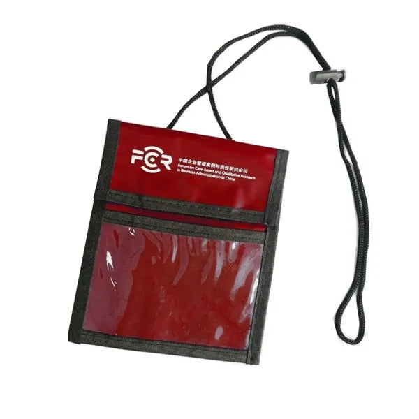 Multi-Pocket Lanyard ID Card Holder