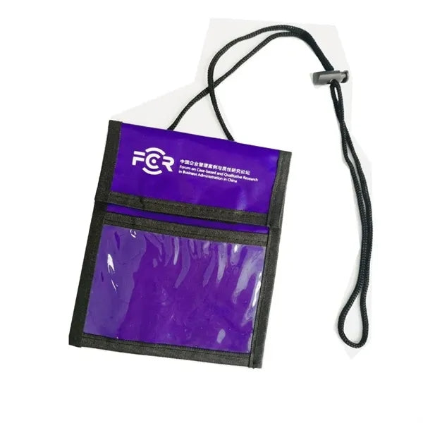 Multi-Pocket Lanyard ID Card Holder