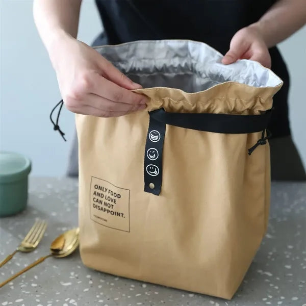 Double-Layer Drawstring Food Storage Bag