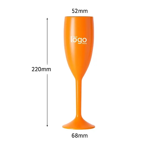 163ml Plastic Champagne Glass