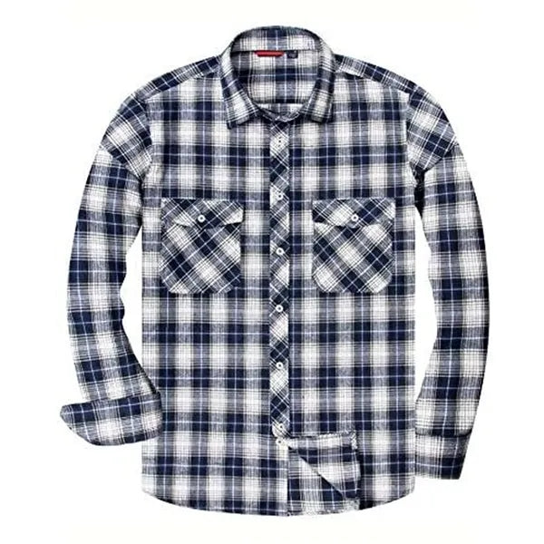 Long Sleeve Plaid Flannel Casual Shirts