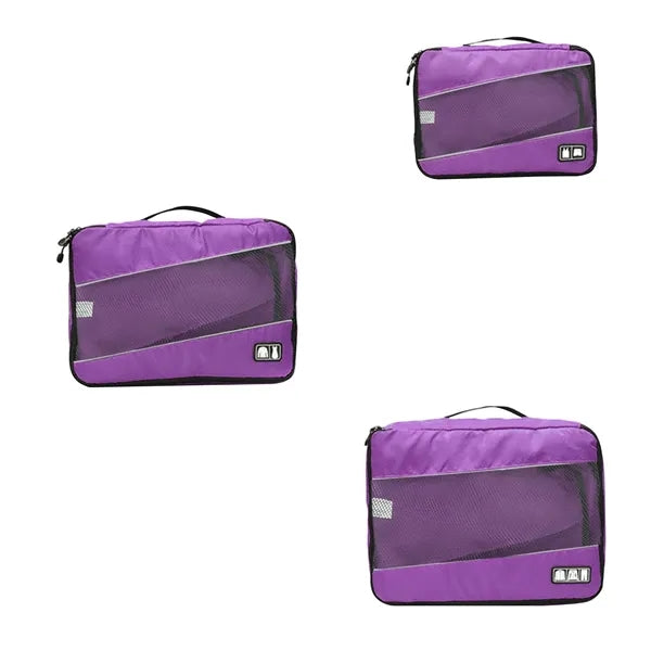 3 Pieces Travel Luggage Storage Bag Set