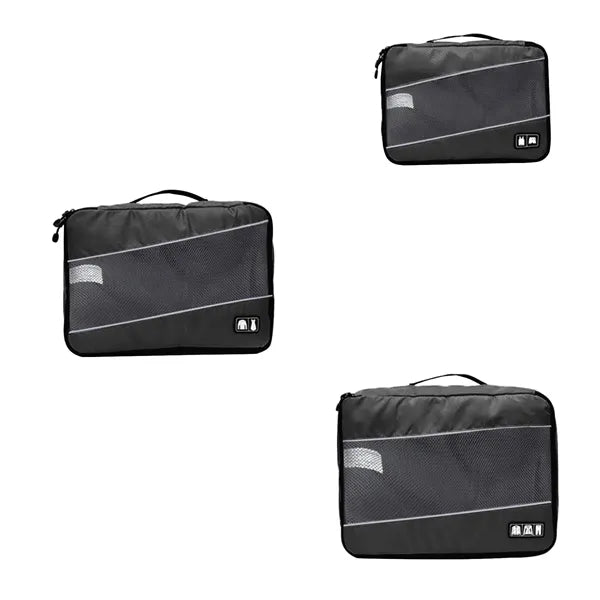 3 Pieces Travel Luggage Storage Bag Set