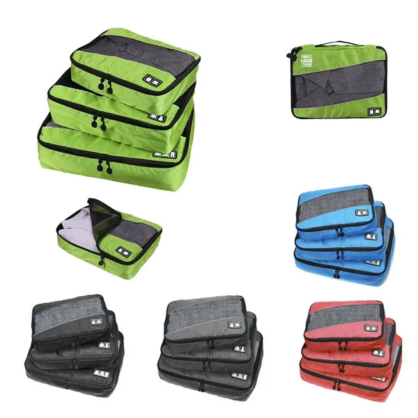 3 Pieces Travel Luggage Storage Bag Set