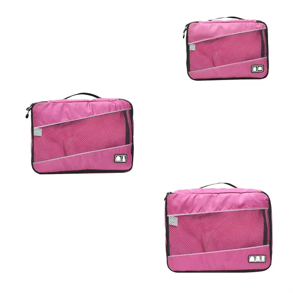 3 Pieces Travel Luggage Storage Bag Set