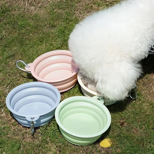Collapsible Foldable Travel Dog Bowls Portable