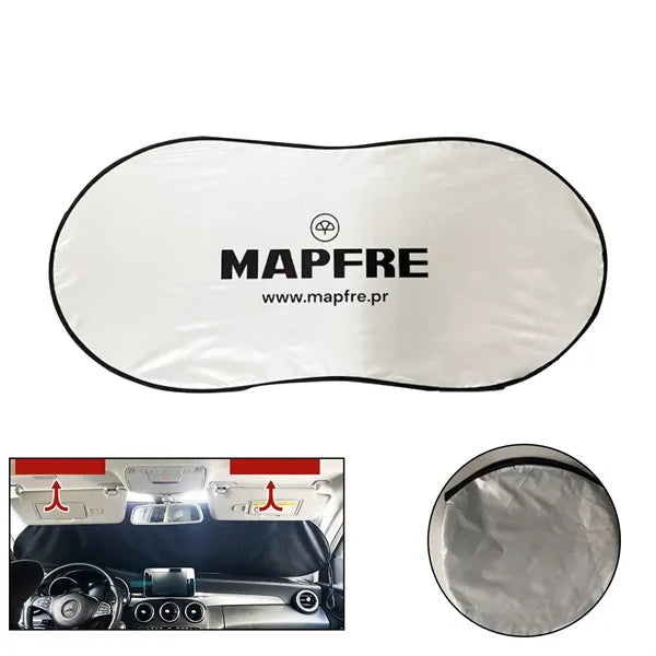 Foldable Single-Panel Automatic Sunshade with Storage Bag
