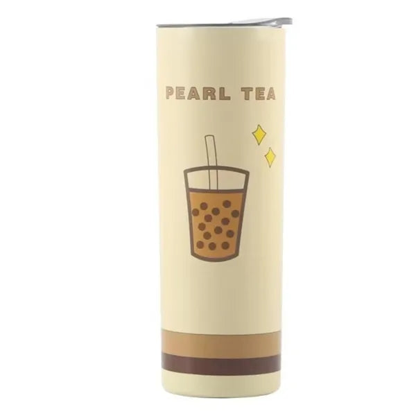 20oz Skinny Tumbler with Straw and Lid
