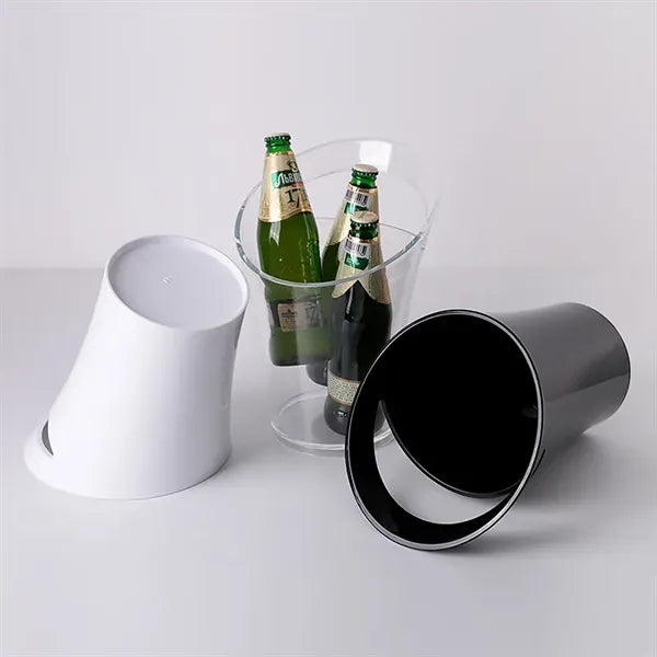 3.2L Slant-Top Champagne Bucket - Single Handle Beer Chiller