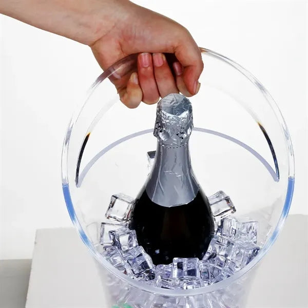 3.2L Slant-Top Champagne Bucket - Single Handle Beer Chiller
