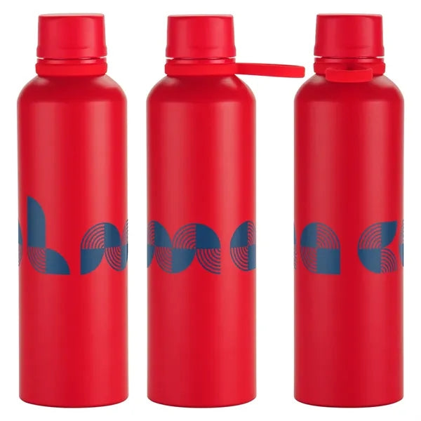 Avento 25 oz Recycled Aluminum Bottle with Silicone Loop