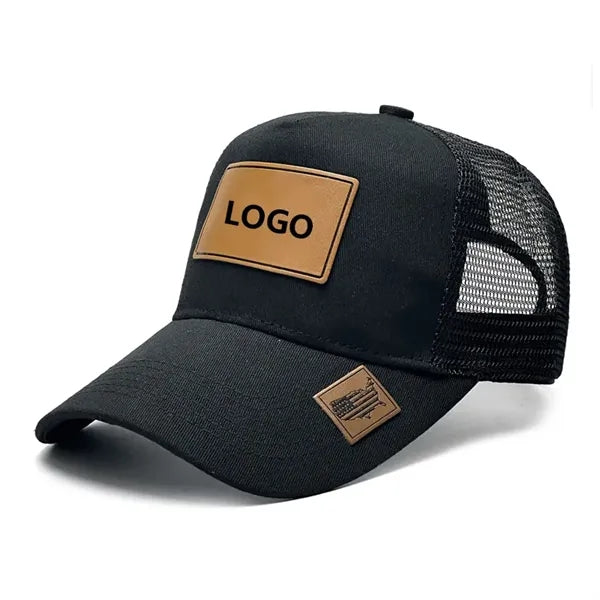 112FP Five Panel Trucker Hat with Patch