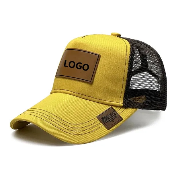 112FP Five Panel Trucker Hat with Patch