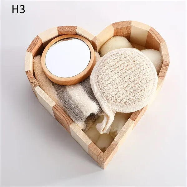 Wooden Gift Box Massage Reflexology Spa Bath Kit