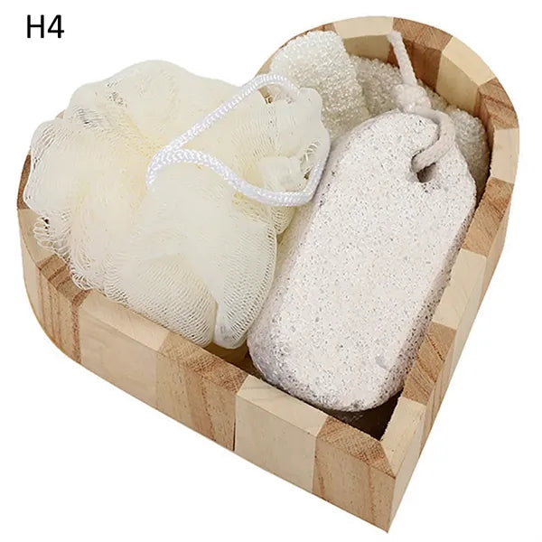 Wooden Gift Box Massage Reflexology Spa Bath Kit