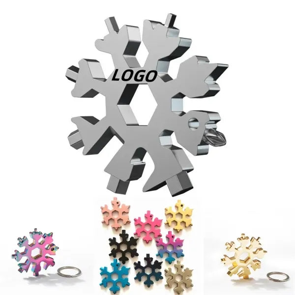 18-In-1 Snowflake Stainless Steel Multi Tool