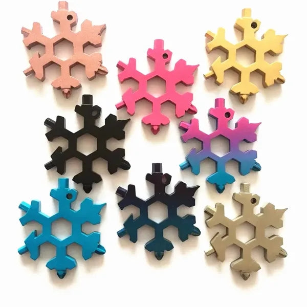18-In-1 Snowflake Stainless Steel Multi Tool