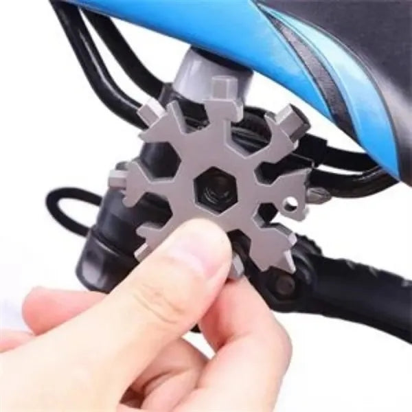 18-In-1 Snowflake Stainless Steel Multi Tool