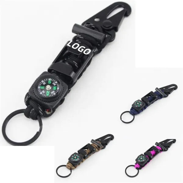Outdoor Multi Functional Rope Keychain