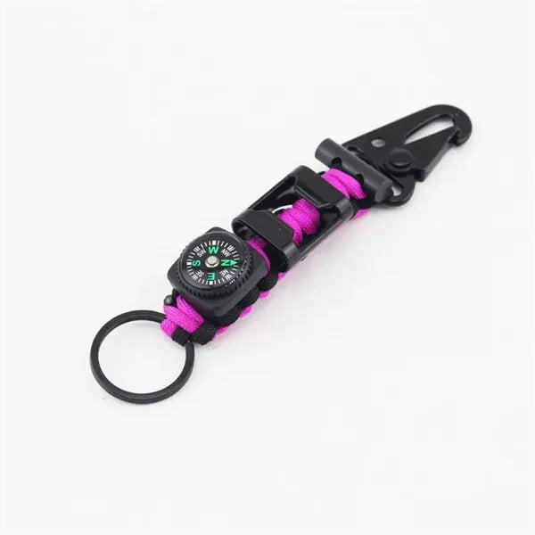 Outdoor Multi Functional Rope Keychain