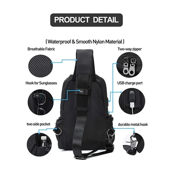 Multifunction Fashion Chest Bag