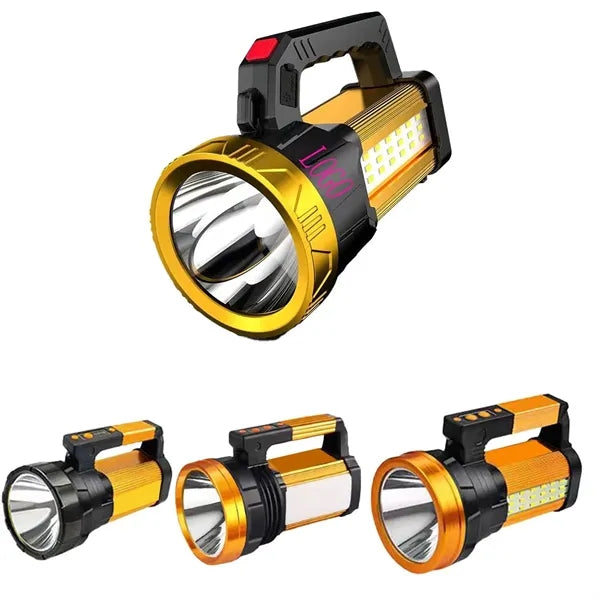Handheld Multi Functions Rechargeable Flashlight Spotlight