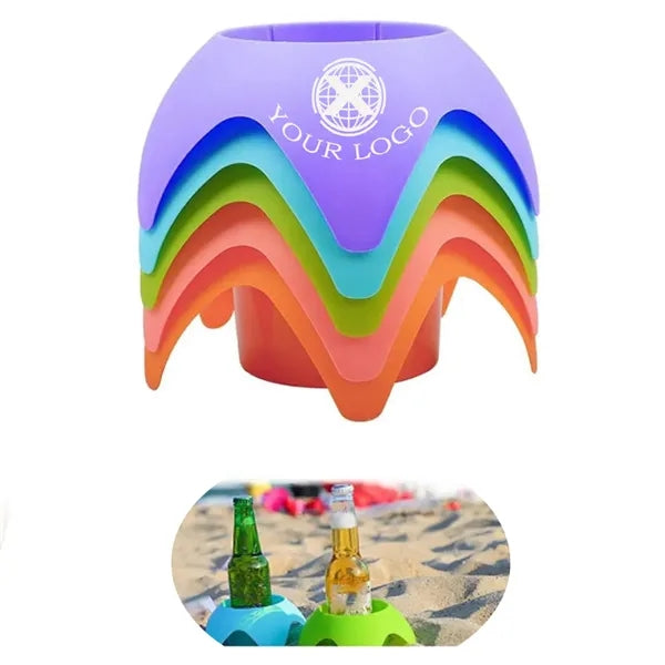 Beach Drink Cup Holder Sand Coasters
