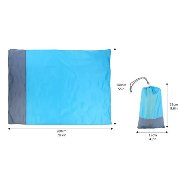 Foldable Waterproof Outdoor Blanket with Carry Pouch