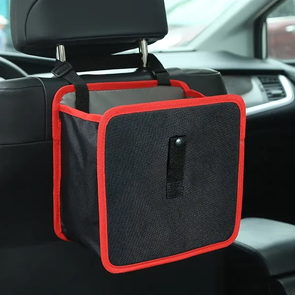 2.1 Gallons Large Capacity Hanging Car Trash Bag Foldable.