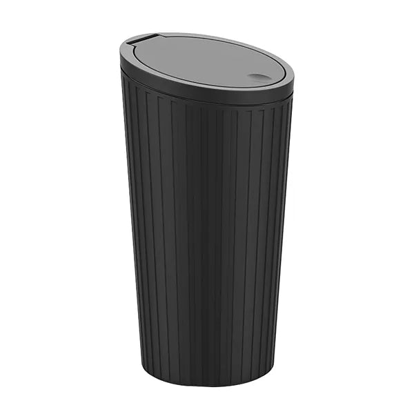 Car Trash Can with Lid Small Cup Holder Door Pocket