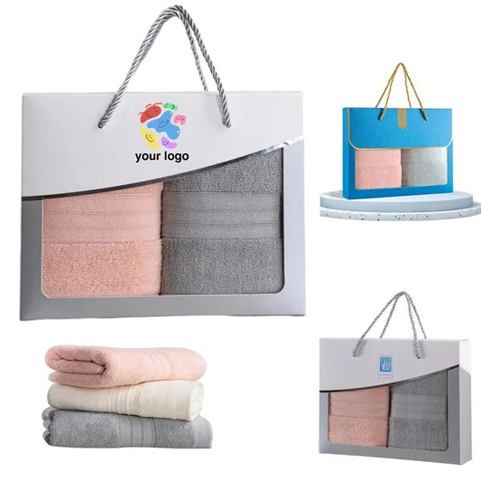 Pure cotton towel gift box set
