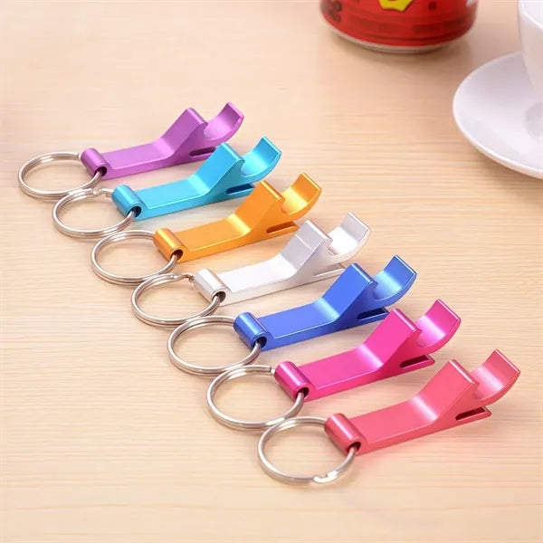 Aluminum Can Bottle Opener Keychain Thicker