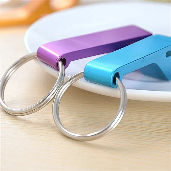 Aluminum Can Bottle Opener Keychain Thicker