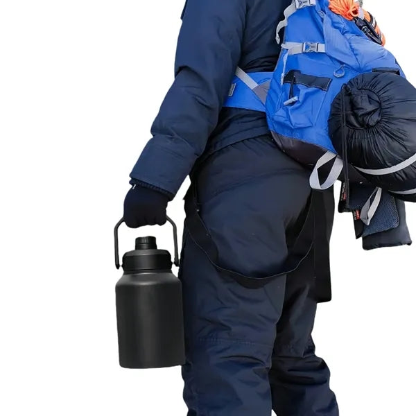 64OZ Insulated Water Bottle Jug with Straw