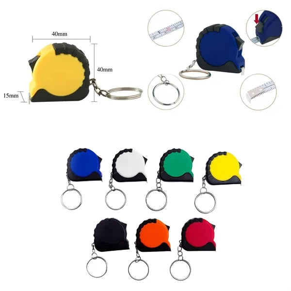 Small Tape Measure Keychain Set