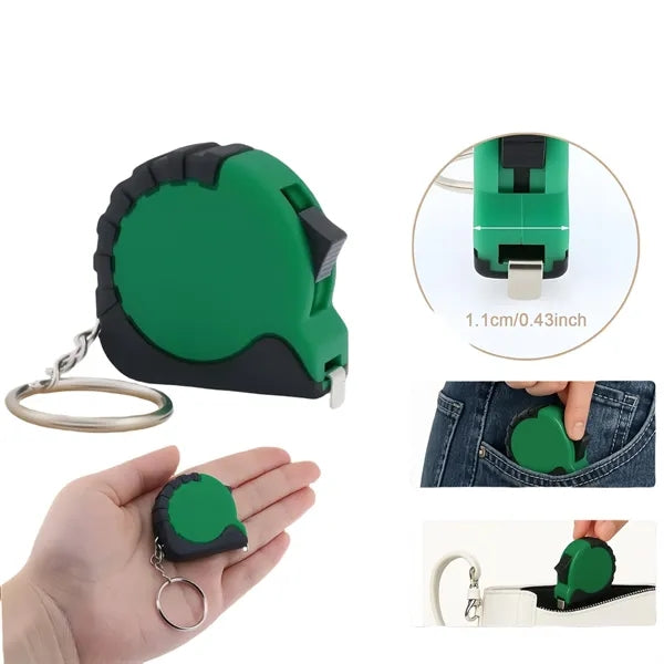 Small Tape Measure Keychain Set