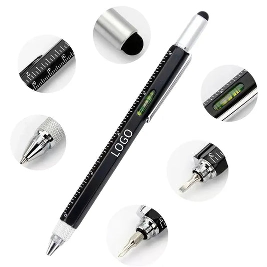 Multi-Functional Six-In-One Tool Pen