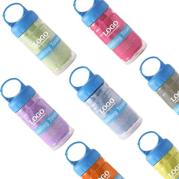 Cooling Towel Soft Breathable Bottle Packaging