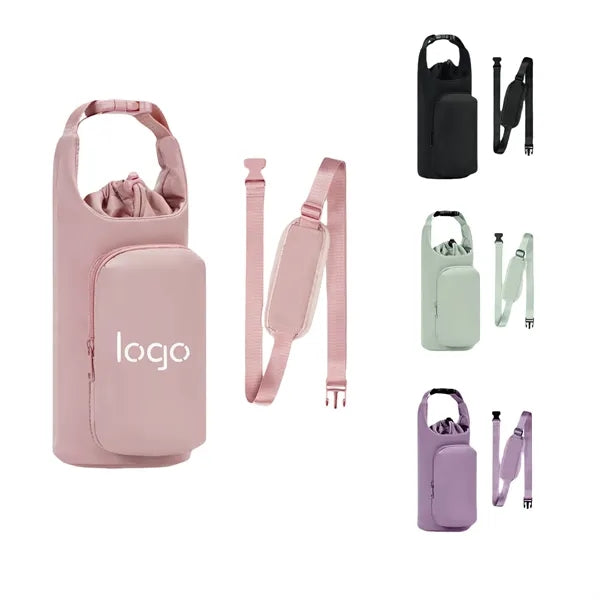 Large-Capacity Crossbody Water Bottle Holder