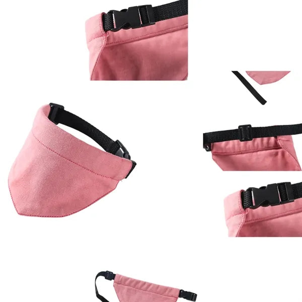 Adjustable Pet Triangle Bibs Bandannas Dogs Scarf