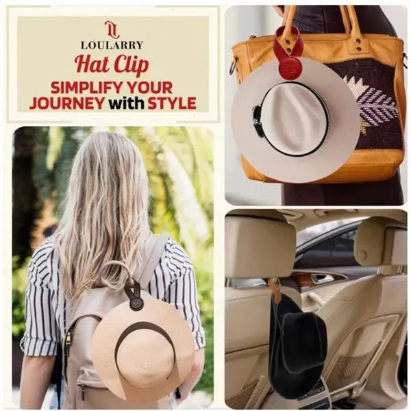 Magnetic Hat Clip for Travel on Bag
