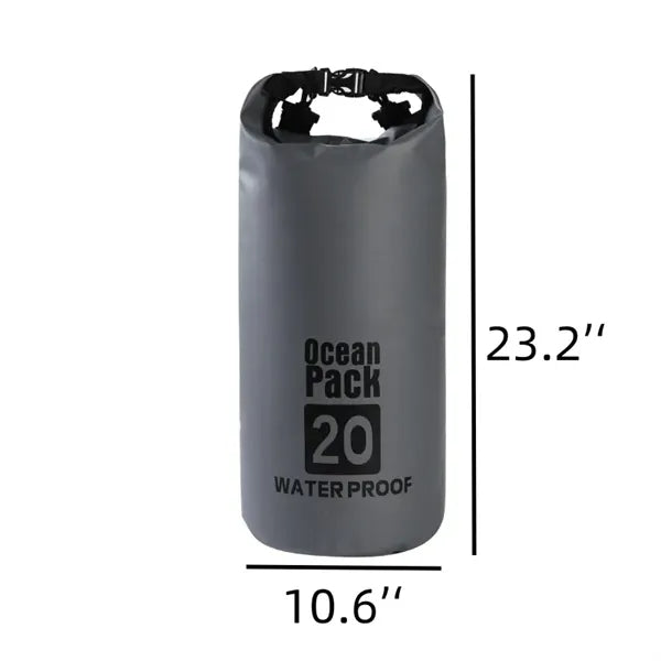 Extra Large Waterproof Dry Bag 30L w/Double Shoulder Strap