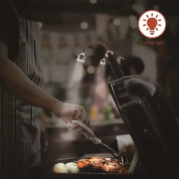 Barbecue Grill Light Wth Magnetic Base & Flexible Goose