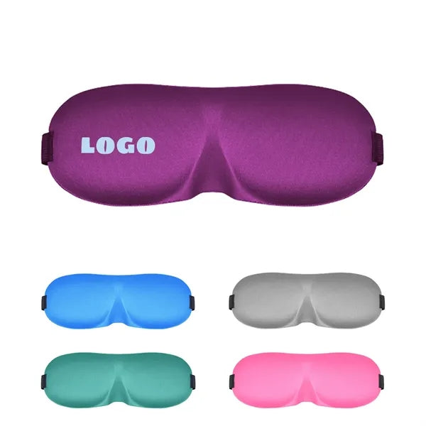 3D Contoured 100% Blackout Eye Mask