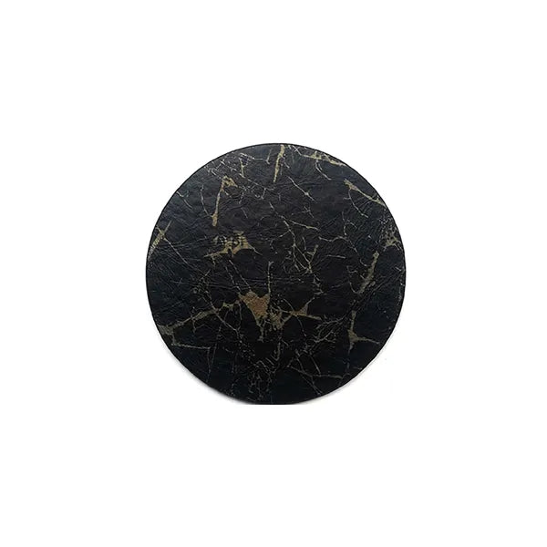 3.93 Inch PU Leather Coasters Customizable