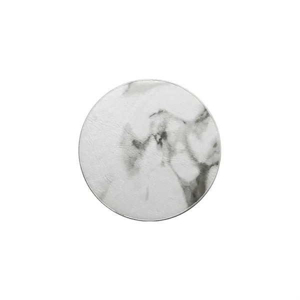 3.93 Inch PU Leather Coasters Customizable