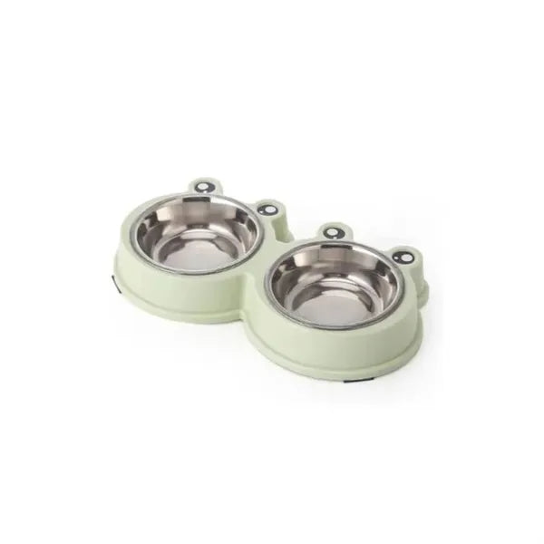 Double Dog Cat Bowls Premium Stainless Steel